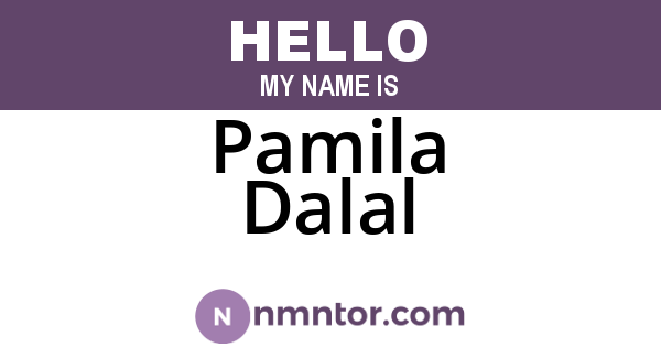 Pamila Dalal