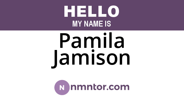 Pamila Jamison
