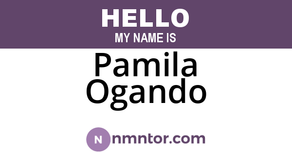 Pamila Ogando