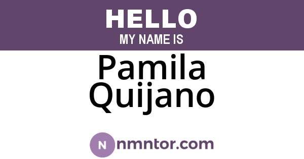 Pamila Quijano