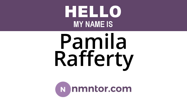 Pamila Rafferty