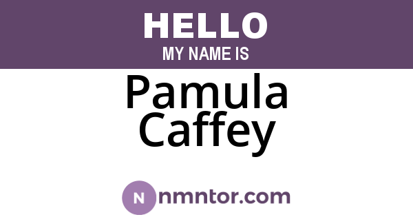 Pamula Caffey