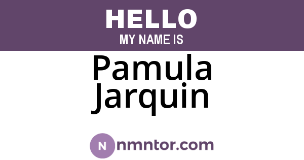 Pamula Jarquin