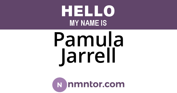 Pamula Jarrell