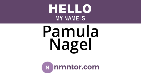 Pamula Nagel