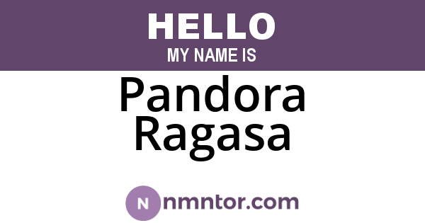Pandora Ragasa