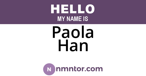 Paola Han