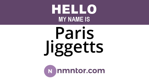 Paris Jiggetts