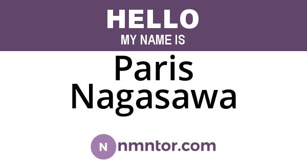 Paris Nagasawa