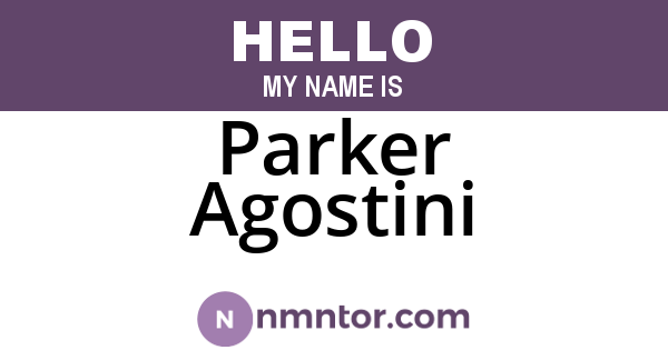 Parker Agostini