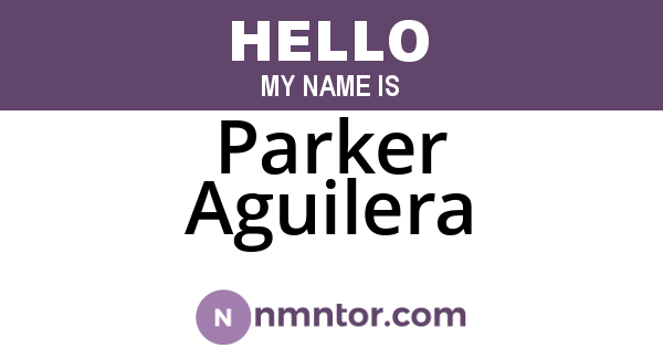 Parker Aguilera