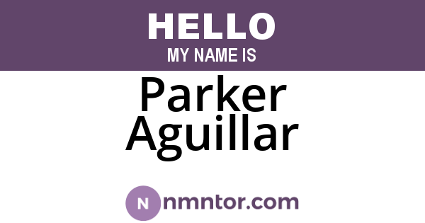 Parker Aguillar