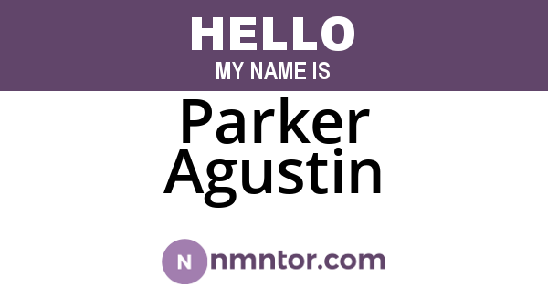 Parker Agustin