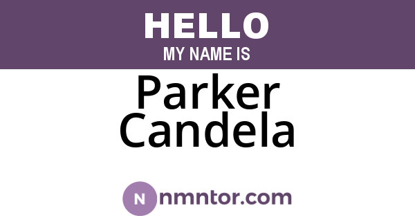 Parker Candela