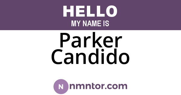 Parker Candido