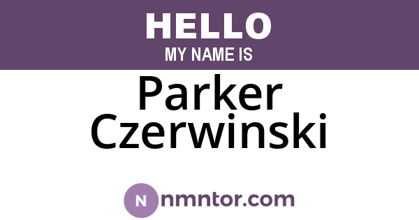 Parker Czerwinski