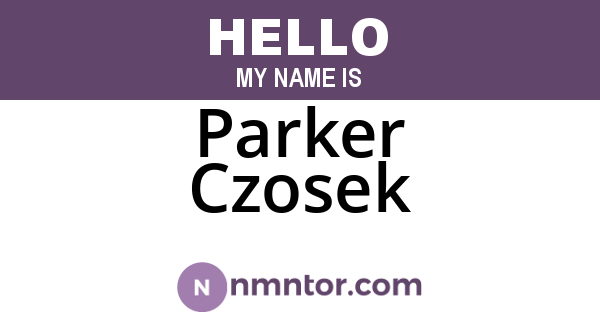 Parker Czosek