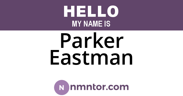 Parker Eastman