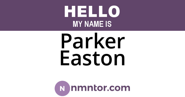 Parker Easton