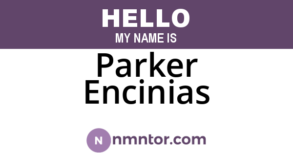 Parker Encinias