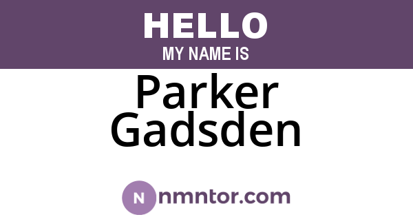 Parker Gadsden