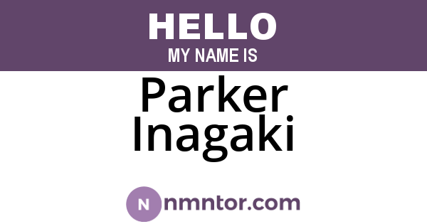 Parker Inagaki