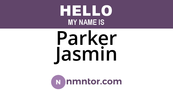 Parker Jasmin