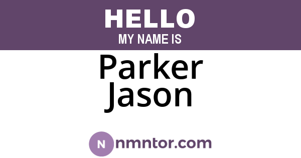 Parker Jason