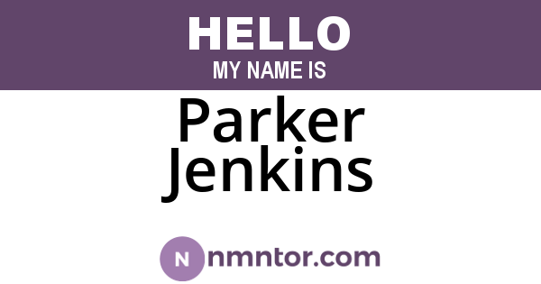 Parker Jenkins