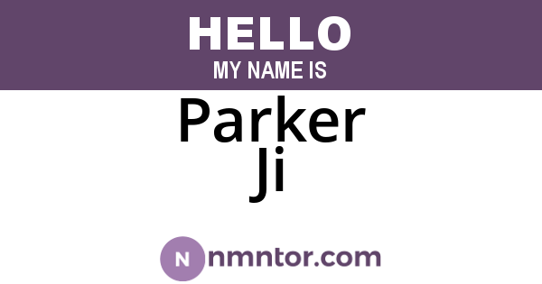 Parker Ji