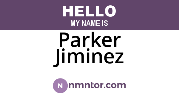 Parker Jiminez
