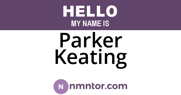 Parker Keating