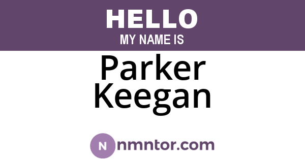 Parker Keegan
