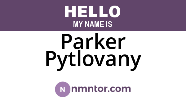 Parker Pytlovany