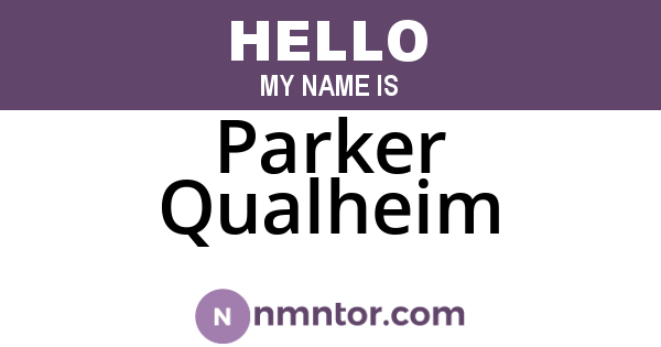 Parker Qualheim