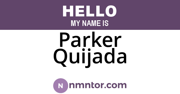 Parker Quijada