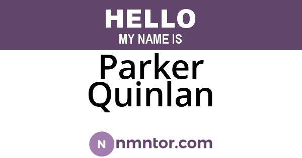 Parker Quinlan