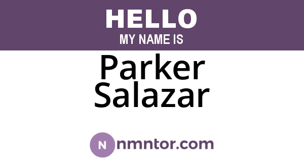 Parker Salazar