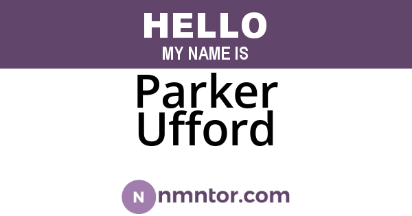 Parker Ufford