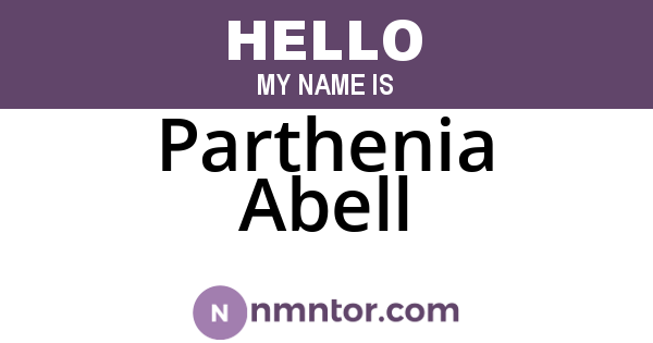 Parthenia Abell
