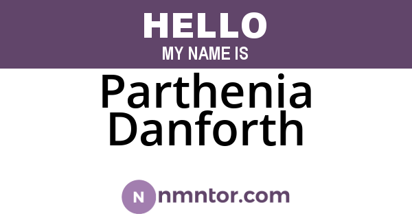 Parthenia Danforth