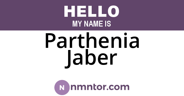 Parthenia Jaber