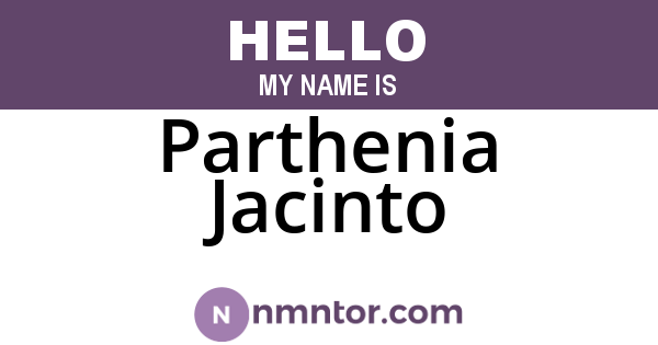 Parthenia Jacinto
