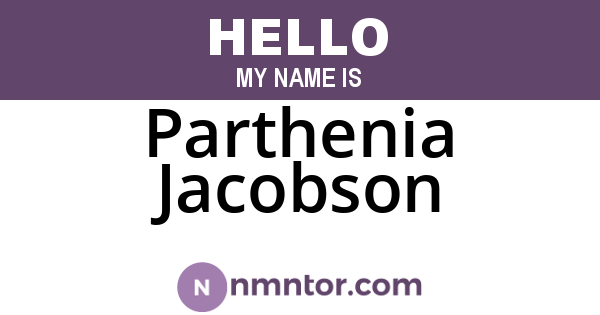 Parthenia Jacobson