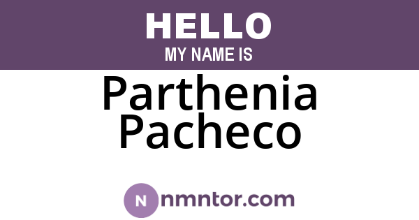 Parthenia Pacheco