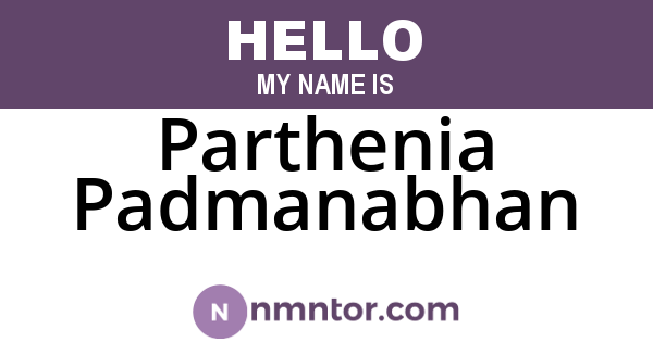 Parthenia Padmanabhan