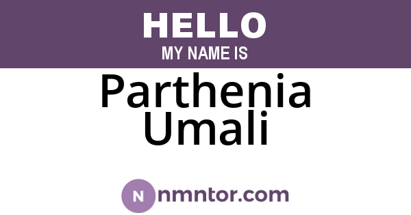 Parthenia Umali