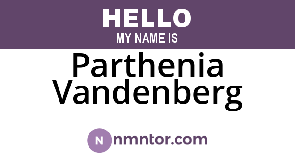 Parthenia Vandenberg