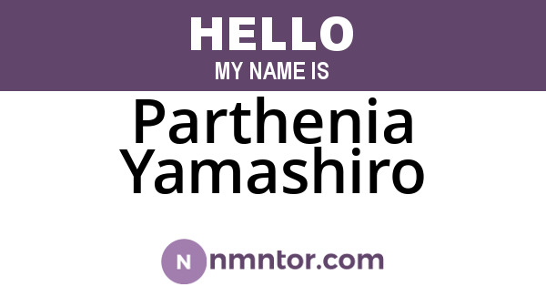 Parthenia Yamashiro