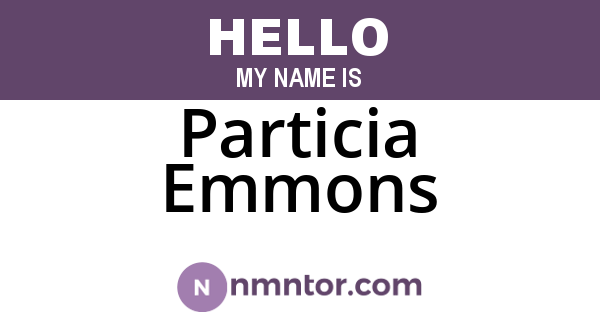 Particia Emmons